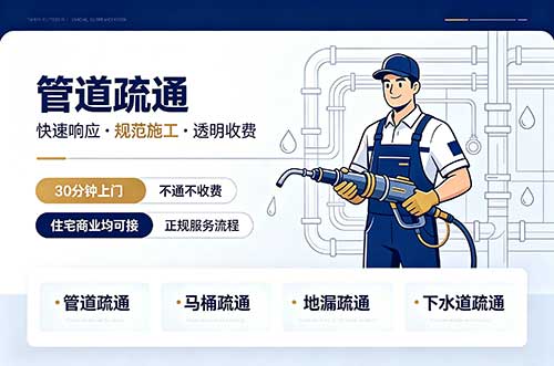 庆阳管道疏通