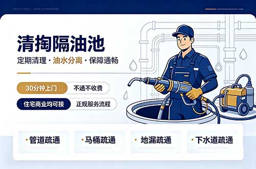 庆阳清掏隔油池